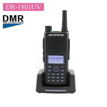 Baofeng DR-1801UV Tier 1+2 Dual Ajal Pesa Walkie Talkie Dual Band Display SMS Funktsioon 136-174 & 400-470MHz DMR-Digitaalne Raadio