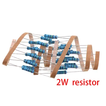 20pcs 2W Metal film resistor 1% 150R 160R 180R 200R 220R 240R 270R 300R 330R 360R 150 160 180 200 220 240 270 300 330 360 oomi