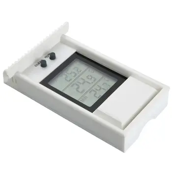 LCD Digitaalne Sise/välis Veekindel Termomeeter Aed Kasvuhoone Seina Temperatuuri Mõõtmise Max Min Väärtuse Kuva