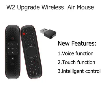 2.4 G W1/W2 Õhu Juhtmeta Puldi Infrapuna Õppida 6-Telje Liikumise Mõttes W/USB Vastuvõtja Android TV Box Sülearvuti