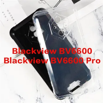 Pehme Must TPÜ Puhul Blackview BV6600 Pro tagakaas Läbipaistva Telefoni Puhul Blackview BV6600 IP68 BV6600Pro Silicona Juhul