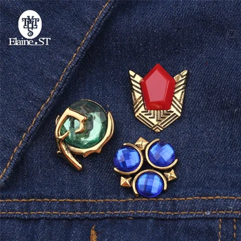 Hulgi-10 Tk Legend Link Vaimne Kivid Metallist Pin Badge Chestpin Sõle Kostüüm Tarvikud Ornament Kingitus