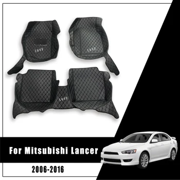 Auto Põranda Matt Mitsubishi Lancer 2016 2015 2014 2013 2012 2011 2010 2009 2008 2007 2006 Anti-slip sisustuselemendid Hõlmab