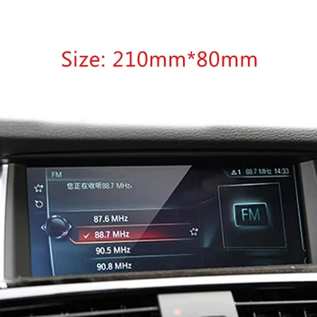 BMW X5 X6 E70 E71 2008-2013 Auto interjöör GPS navigation film LCD ekraan Karastatud klaasist kaitsekile Anti-scratch