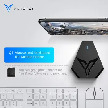 Flydigi Q1Mouse ja Klaviatuuri Konverteri adapter Mobilegame PUBG ajastiga kontroller Bluetooth-ühenduse toetus Android
