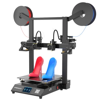 Tronxy KAKSIKUD S Dual Ekstruuderis IDEX 3D Printer Mitmevärviline 2 värv 2 Head Sõltumatu Dual Ekstruuderis Suur FDM 3D-Printimine Masin
