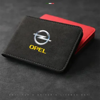 Sest Opel OPC Antara Astra Sümboolika Corsa Auto Dokumentide Säilitamise Seemisnahast Kott Rahakoti Logo ID-Kaart, juhiluba Omanik Kott Korraldaja
