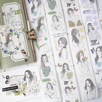 Armas Kevad Girl2 Washi PET-Lindi-Kaardi Tegemine DIY Scrapbooking Dekoratiivne Kleebis