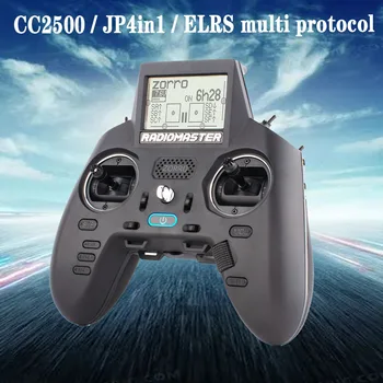 Raadio kapten Zorro CC2500 / JP4in1 / ELRS mitme protokolli käepide pult LCD Ekraan RC FPV Drones