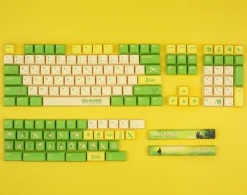 151 võtmed/set PBT Värvi Subbed Klahvi Caps MX Lüliti, Mehaaniline Klaviatuur XDA Profiili Keycap Jaoks Zelda