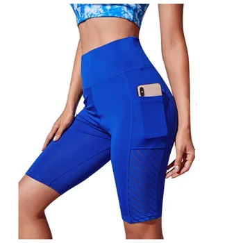 Segast Naiste Lühikesed Püksid Fitness Push Up Trainning Töötab Kiire Kuivamise Sportwear Vabaaja Püksid Jõusaal Rattasõit Taskud Naiste Lühikesed Püksid