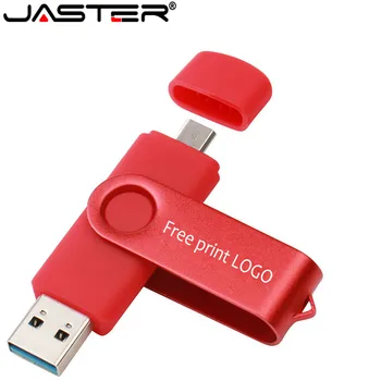 JASTER Pendrive OTG USB Flash Drive kkel-usb 2.0 stick 64G otg pen drive 4G 8G 16G 32G ladustamise seadmed