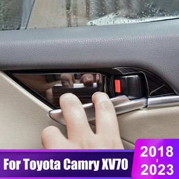 Toyota Camry 70 XV70 2018 2019 2020 2021 2022 2023 hübriidauto Sisemine Uks Kauss Käepide Raami Sisekujundus Kate Kleebised Tarvikud