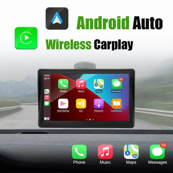Kaasaskantav Touch Ekraan, Bluetooth, WIFI, Käed-vaba Multimeedia Mängija Peegel Link 7 Tolline IPS Ekraan Carplay Android Auto