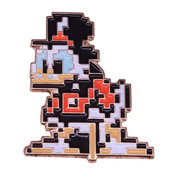 8-Bitine Scrooge Mcduck Pin-Pixel Art NES Video Mängu Peace Nostalgia Decor