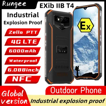 Plahvatus-Tõend Zello RS Rungee 819 Telefon IP68 Waterpoof Karm Väljas 4G LTE 6G+128G GPS Android 11 PTT-Okta Core NFC-OTG