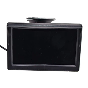 5-tolline TFT LCD ekraan Auto Jälgida HD800*480 Tagurdamine, Parkimine Monitor 2 video sisendit,Rearview kaamera vabatahtlik