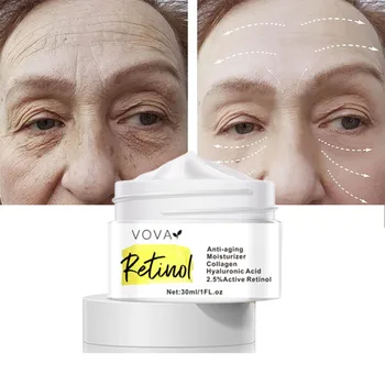 2.5% Retinool Face Cream Anti-Vananemine, Anti-Wrinkle Kollageeni Eemaldada Kortse, Peen Read Pinguldav Tõste Pinguta Nägu Skin Care 30ml