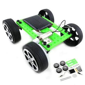 1Set Mini Solar Powered Mänguasi DIY Auto Kit Laste Haridus Hobi Lapsed Mänguasjad