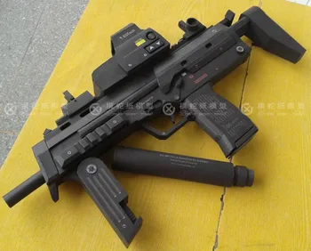 MP7A1 Submachine Gun 3D Paber Mudel Relva, Tulirelva 3D Käsitsi tehtud Joonised Sõjalise Paber Käsitöö Mänguasi