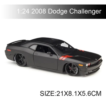 Maisto 1:24 diecast Sõidukid 2008 Dodge Challenger Diecast Auto Mudel Mänguasi Sõiduki Auto Mudel Maisto Mudelid Lapsed Auto