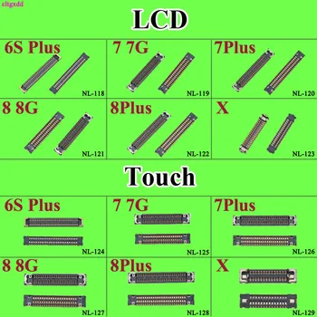 cltgxdd 1X LCD-näidik Puutetundliku Ekraani Flex Kaabel FPC Ühendage Pistik Ema Pardal Emaplaadi iPhone 6S 6SP 7 8 Pluss X
