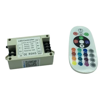 Bluetooth-RGB Kontroller DC12V-24V koos pulti