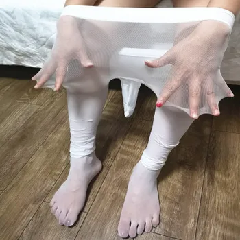 Meeste sukad sukkpüksid sõrmede sokid 360 kraadi õmblusteta anti-konks läbipaistev nähtamatu punkte varba õmblusteta sukad suve