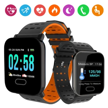 A6 Smart Watch Veekindel Bluetooth vererõhk Fitness Tracker Südame Löögisageduse Monitor Sport Smartwatch Apple IOS ja Android