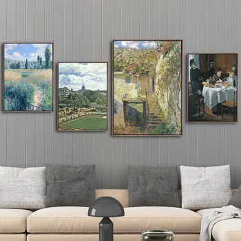 Kodu Kaunistamiseks Print Lõuend Kunst Seina Pilte Plakat, Lõuend Printings Maalid Prantsusmaa Claude Monet