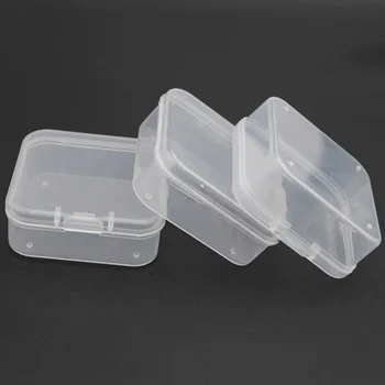 Läbipaistev Väike Kast läbipaistvast Plastikust Box Mini-Pakendi Karp Väikeste PP Osade Ladustamise Kasti Tööriista Kast Osa Lahter Kogumise Kasti Jewe