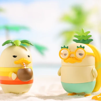 POP MART Duckoo Troopiline Saar Seeria Pime Kast Laekuva Tegevus Kawaii Anime Arvandmed Sünnipäeva Mystery Box Üllatus Kingitus