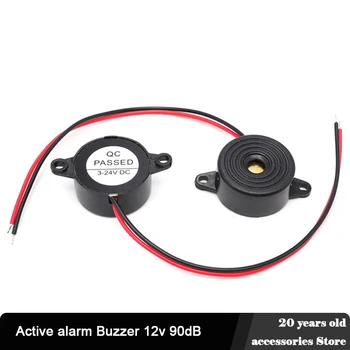 1tk/PALJU Aktiivne alarm Buzzer 12v dc mini signaali alarme moodul KIT madal tase vallandada 90dB Pidev Heli, Piipar Binaural Stereo