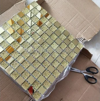 11pcs/kast 30x30cm Mood Kuld vitraažid Plaadid, Dekoratiivsed Kristall Klaas Mosaiik hulgimüügitoodete Hiina Premium