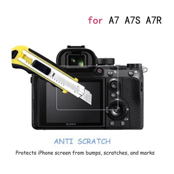 Sony Alfa A7 A7S A7R DSLR Digitaalne Kaamera, Uus LCD-9H Karastatud Klaasist Screen Protector Film