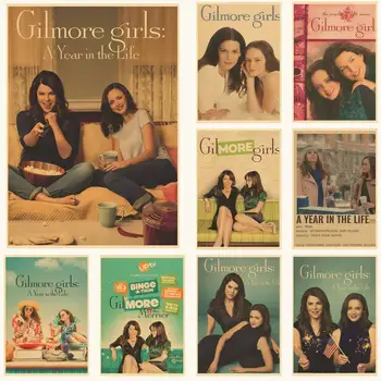 Seriaal G-Gilmore girls PLAKAT Retro Plakat Kodu Baar, Kohvik Art Seina Kleebis Kogumise Pilt Tapeet Teenetemärgi